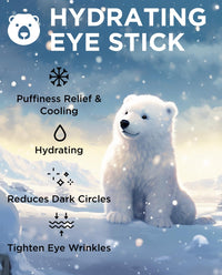 Thumbnail for THESAEM Iceland Hydrating Eye Stick 0.24oz 3 Pack - Cooling, Collagen, Peptide - Cooling Eye Balm for Dark Circles and Puffiness – Under Eye Treatment - Balm to Smooth Skin Texture
