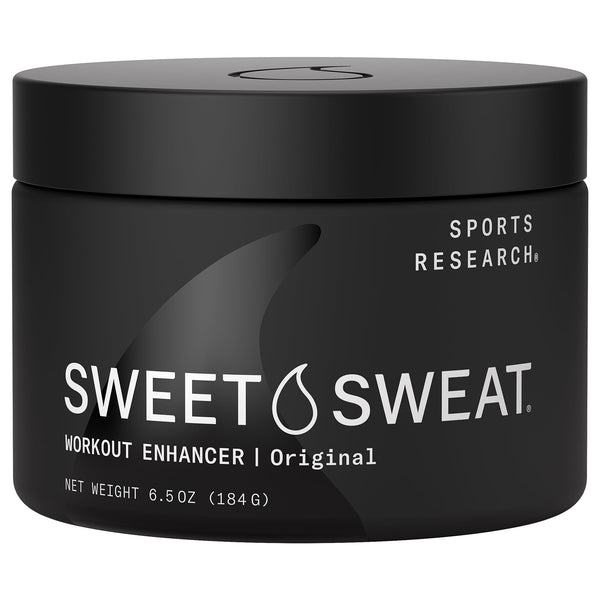 Sports Research Sweet Sweat®­ Workout Enhancer Gel Thermogenic Exercise Topical Gel for Faster Sweating - 6.5 oz Jar