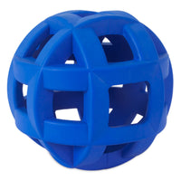 Thumbnail for JW Pet Hol-ee Roller Extreme Dog Toy Puzzle Ball, Natural Rubber, Medium (4.5 Inch Diameter), Colors May Vary