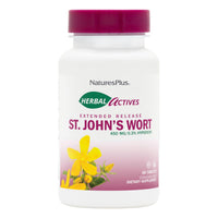 Thumbnail for NaturesPlus Herbal Actives St John's Wort, Extended Release - 60 Tablets - Non-GMO, Vegetarian, Gluten Free - 60 Servings