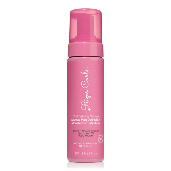 Rizos Curls Curl Defining Mousse – Lightweight Foam for Volume & Hydration – Shine & Definition for Every Curl Pattern: Wavy, Curly, Coily 1a–4c Hair Types – Sulfate & Paraben Free