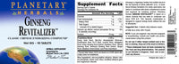 Thumbnail for Planetary Herbals Ginseng Revitalizer, Classic Chinese Energizing Compound*, 964 mg - 90 Tablets