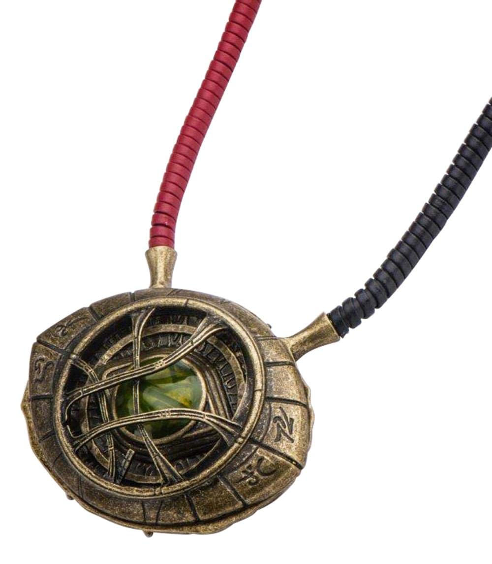 Marvel’s Doctor Strange Eye of Agamotto Replica Necklace | Officially Licensed Marvel Collectible Prop | Premium Quality Movie Replicas | Superhero Accessory Perfect For Cosplay, Costumes, Halloween