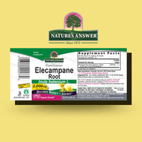 Thumbnail for Nature's Answer Elecampane Root 2 oz. Low Organic Alcohol 2000mg - Herbal Supplement - Non GMO & Kosher - Low Alcohol Gluten Free 100% Vegan - 2 FL Oz