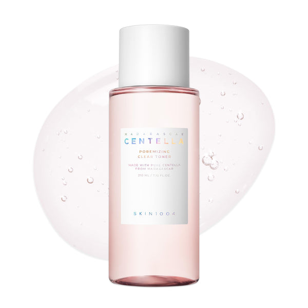 SKIN1004 Poremizing Clear Toner 7.10 fl.oz, 210ml, Korean Face Toner with Himalayan Pink Salt & Madagascar Centella, Facial Toner for Pore Care & Oil Balance, Hydrating Essence, Korean Skin Care