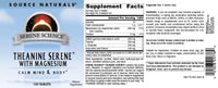 Thumbnail for Source Naturals Serene Science L-Theanine with Magnesium and GABA - 120 Tablets