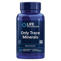 Thumbnail for Life Extension Only Trace Minerals, a Daily dose of zinc, Chromium, Boron, Copper, Manganese, Vanadyl sulfate, Gluten-Free, Non-GMO, Vegetarian, 90 Capsules
