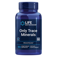 Thumbnail for Life Extension Only Trace Minerals, a Daily dose of zinc, Chromium, Boron, Copper, Manganese, Vanadyl sulfate, Gluten-Free, Non-GMO, Vegetarian, 90 Capsules
