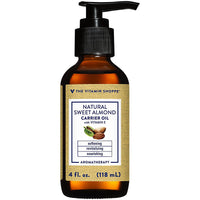 Thumbnail for The Vitamin Shoppe Sweet Almond Carrier Oil with Vitamin E - Natural Skin Moisturizer | Aromatherapy Massage | 4 oz | Light Texture