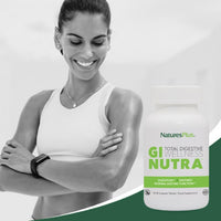 Thumbnail for NaturesPlus GI Natural Total Digestive Wellness - 90 Bi-Layered Tablets - with L-Glutamine, Probiotics, Prebiotics & Enzymes - Gluten Free - 30 Servings