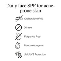 Thumbnail for Neutrogena Clear Face Sunscreen Lotion for Acne-Prone Skin, Broad Spectrum SPF 50, Sunscreen for Face & Oily Skin, Oil-,Fragrance- & Oxybenzone-Free, Water Resistant, Matte, Unscented, 3 Fl Oz