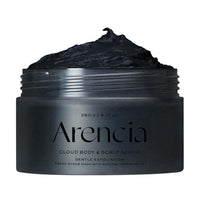 Thumbnail for Arencia Fresh Cloud Sea Salt Body & Scalp Scrub (Black) - Exfoliant, Bump Eraser For Silky Smooth Skin, Korean Skin Care