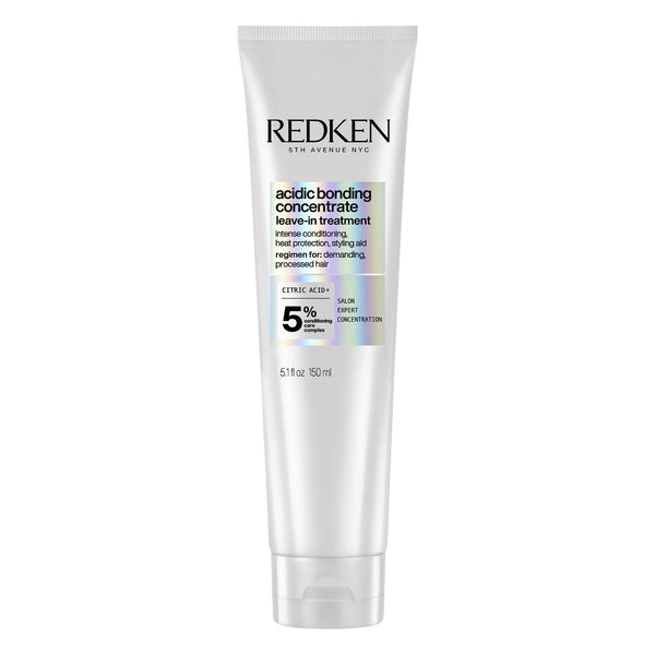 Redken Acidic Bonding Concentrate Leave In Conditioner - Hair Repair Treatment For Damaged Hair, Bond Building & Strengthening, Heat Protection