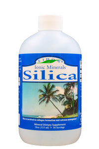 Thumbnail for Eidon Liquid Silica Mineral Concentrate - Silica Supplement for Hair, Skin, and Nails, Supplement Drops to Support Collagen Production & Hair Loss for Women & Men, Helps Manage Calcium - 18 oz