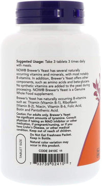 Thumbnail for Now Foods Brewer's Yeast 650 mg 200 Tabs