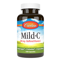 Thumbnail for Carlson - Mild-C, 500 mg, Buffered Vitamin C, Immune Support & Optimal Wellness, Antioxidant, 100 Capsules