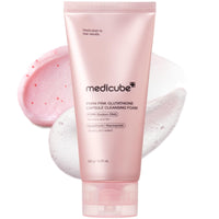 Thumbnail for medicube Facial Cleanser PDRN Pink Glutathione Capsule Foam Cleanser | Daily Face Wash for Pore Care, Uneven Skin Tone, Texture | Hydrating & Nourishing Deep Cleansing | Korean Skincare, 4.23 oz
