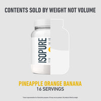 Thumbnail for Isopure Clear Whey Isolate Protein Powder, Lactose Free, Gluten Free, Naturally Flavored, Pineapple Orange Banana, 20g Protein Per Serving, 14.1 Oz, 16 Servings (Packaging May Vary)