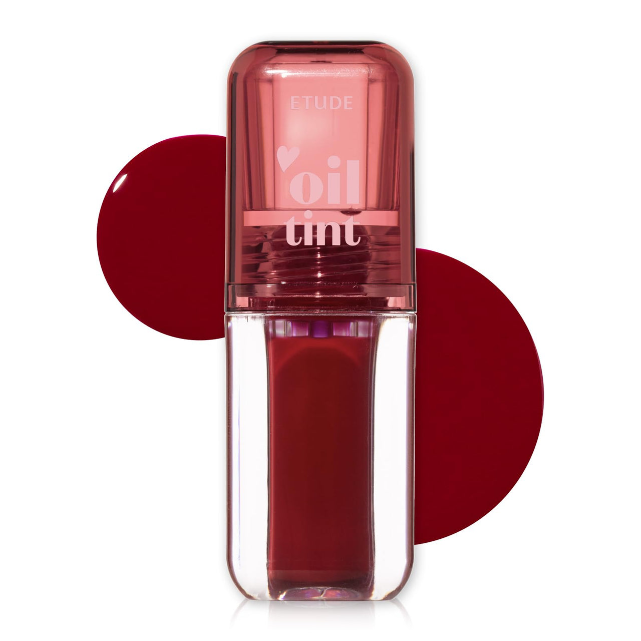 ETUDE Dear Darling Oil Tint #2 Plum Berry 4g | High Moisturizing and Strong Hydrating Lip Oil/Lip Gloss | Smooth and Moist Lips | Non-Sticky Lip Oil Tint For Dry Lips | K-beauty