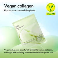 Thumbnail for Abib Collagen Gel Mask Heartleaf Jelly 10 Sheets (Soothing) I Korean Vegan Collagen, Cooling Calming Hyaluronic Acid Hydrogel Face Mask Skin Care