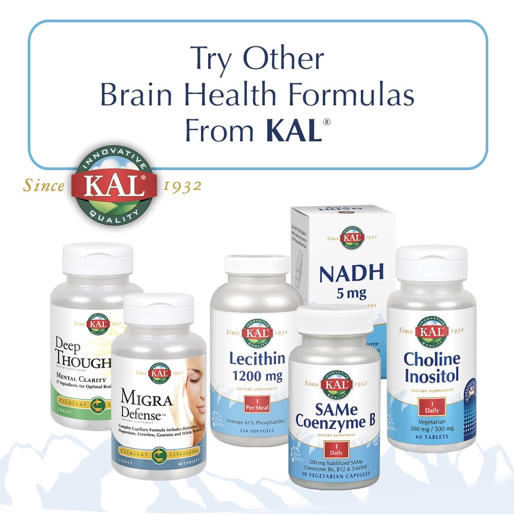 KAL Choline Tablets, 250 mg, 100 Count