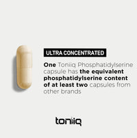 Thumbnail for Toniiq Phosphatidylserine - 400mg Formula - World’s First 50% Purity - Highest Purity in The US - Soy Free Phosphatidylserine Supplement - 90 Veggie Capsules