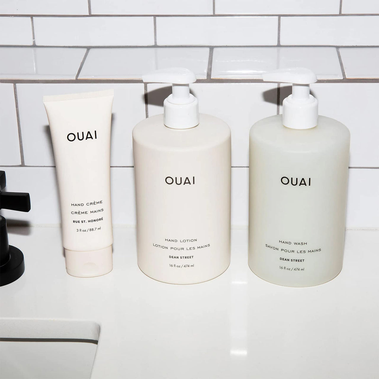 OUAI Hand Lotion Refill - Daily, Lightweight, Hydrating Lotion for Dry Skin - Made with Avocado, Rosehip and Jojoba Oil to Lock in Moisture - Never Greasy (32 Fl Oz)