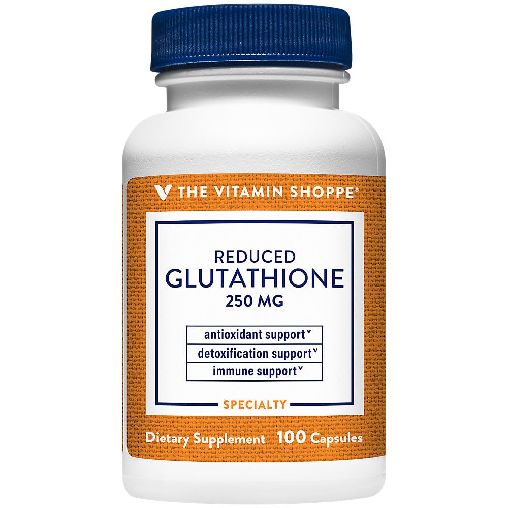 The Vitamin Shoppe Reduced Glutathione Antioxidant 250 (100 Capsules) (100 Capsules)