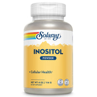 Thumbnail for SOLARAY Pure Inositol Powder - Cellular Health Support - Vegan, Lab Verified - 163 Servings, 4 OZ (4oz, 162 Serv.)