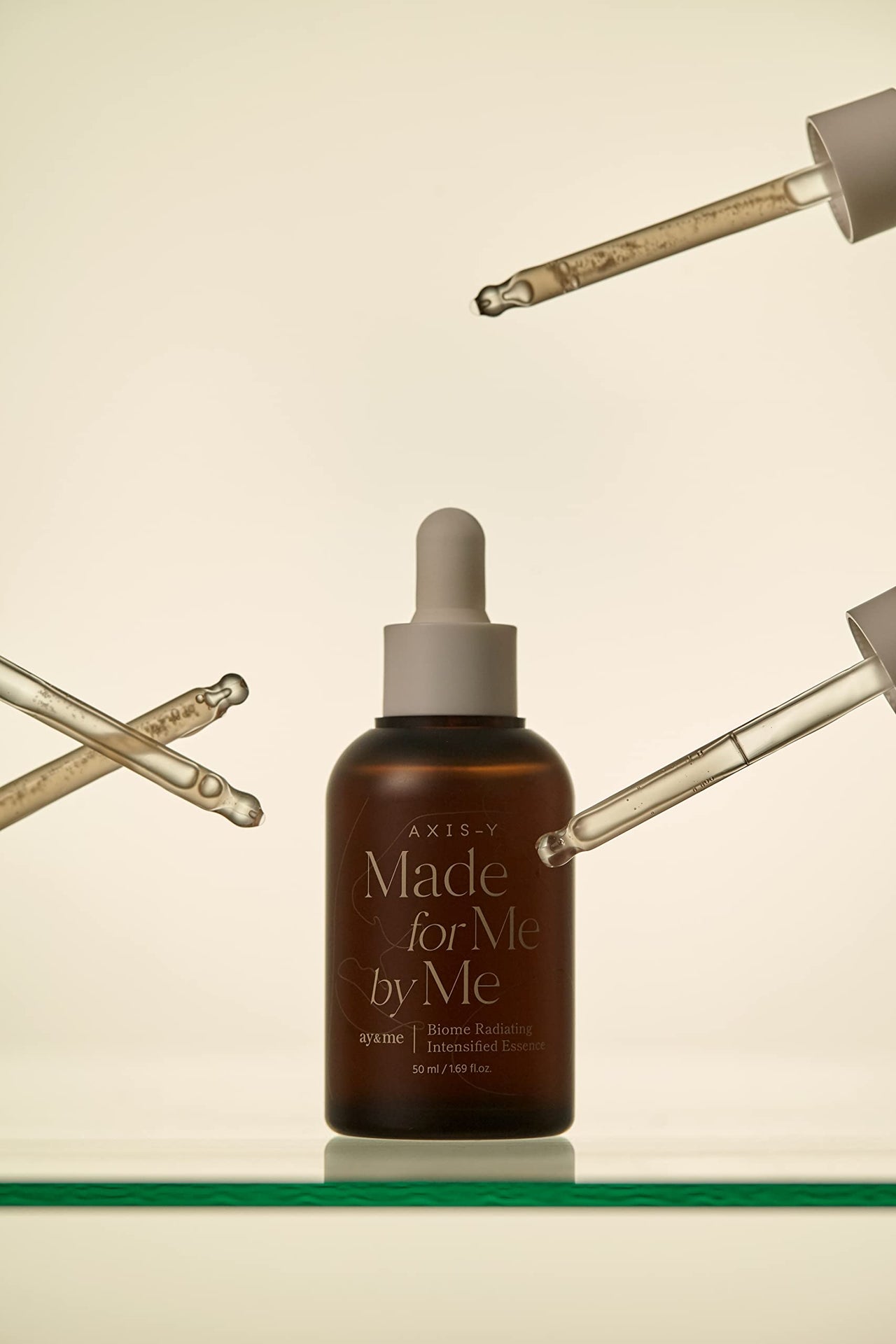 AXIS-Y Biome Radiating Intensified Essence with 5 Probiotics Complex, Mugwort & Centella Asiatica - Soothing, Moisturizing, Hydrating Facial Serum for Glass Skin - Korean Skincare - 1.69 fl. oz.