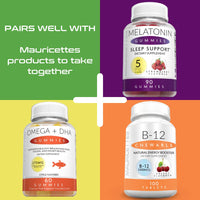 Thumbnail for Mauricettes Chewable Vitamin D3 with K2 – 2-in-1 Bone & Heart Health Support – Immune Booster – Natural Cherry Flavor – 90 Tablets for Adults & Kids
