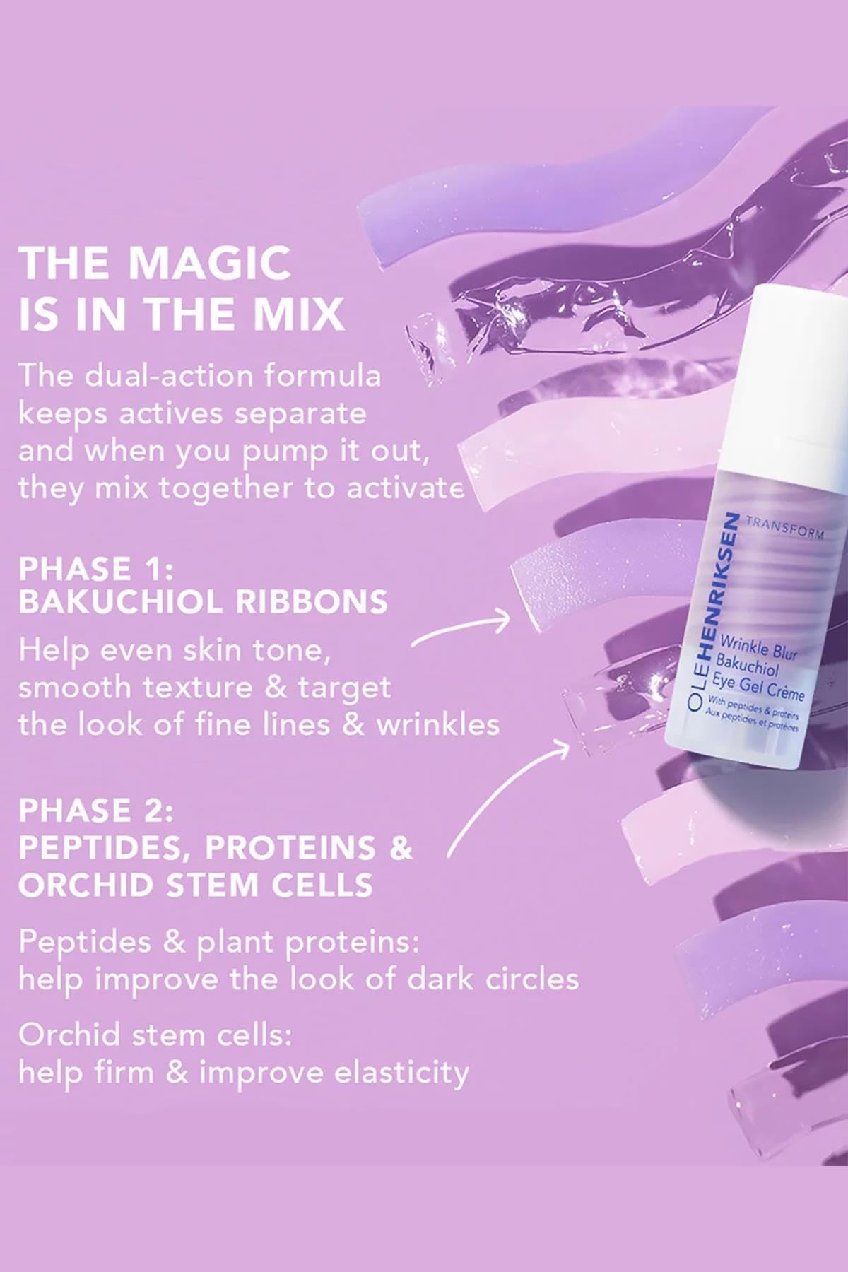 OleHenriksen Wrinkle Blur Bakuchiol Eye Gel Creme 0.6 oz