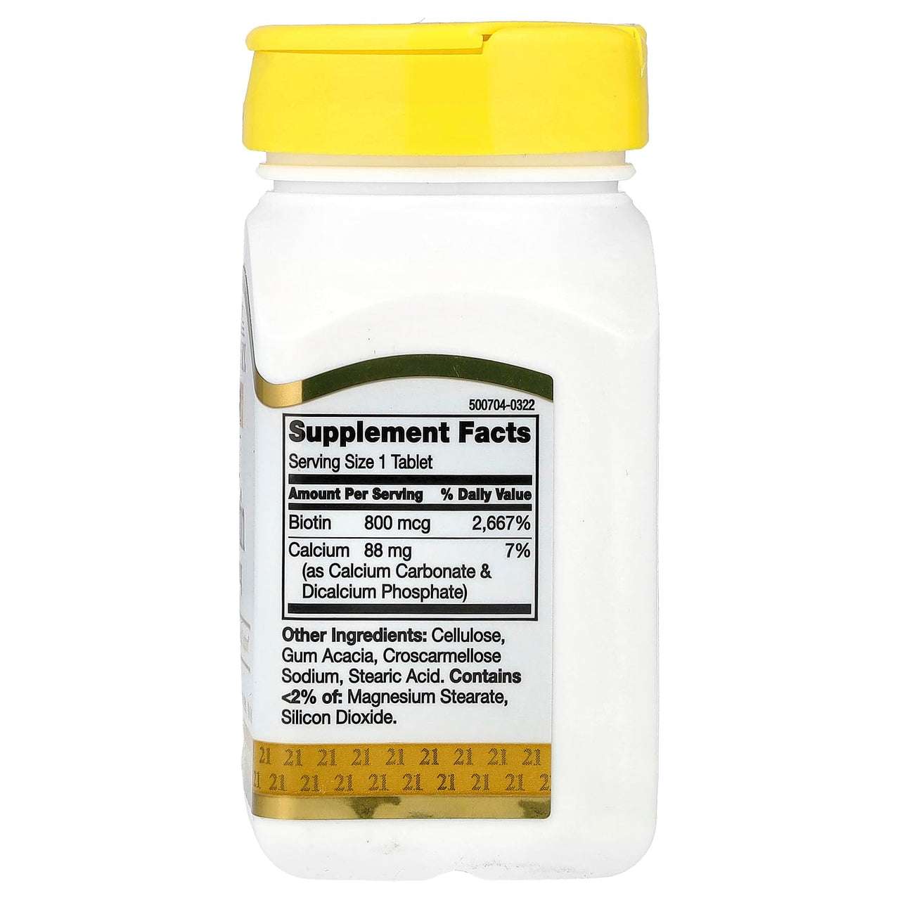 21st Century Biotin 800 mcg - 110 Tablets