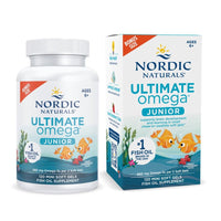 Thumbnail for Nordic Naturals Ultimate Omega Jr., Strawberry - 120 Mini Soft Gels - 680 Total Omega-3s with EPA & DHA - Brain Health, Mood, Learning - Non-GMO - 60 Servings