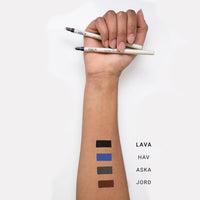 Thumbnail for IDUN Minerals Creamy Eyeliner - Precision Pen for Flawless Eye Looks - Skin Nourishing Mineral Formula - Fine Tipped Point and Angled Smudging Tool for Sharp or Smoky Designs - 101 Lava - 0.012 oz