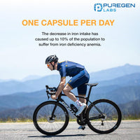 Thumbnail for Puregen Labs Ferrous Sulfate 325 mg (65 mg Elemental Iron) High Potency Iron Supplement | No Artificial Color Additives - 200 Tablets Made in USA