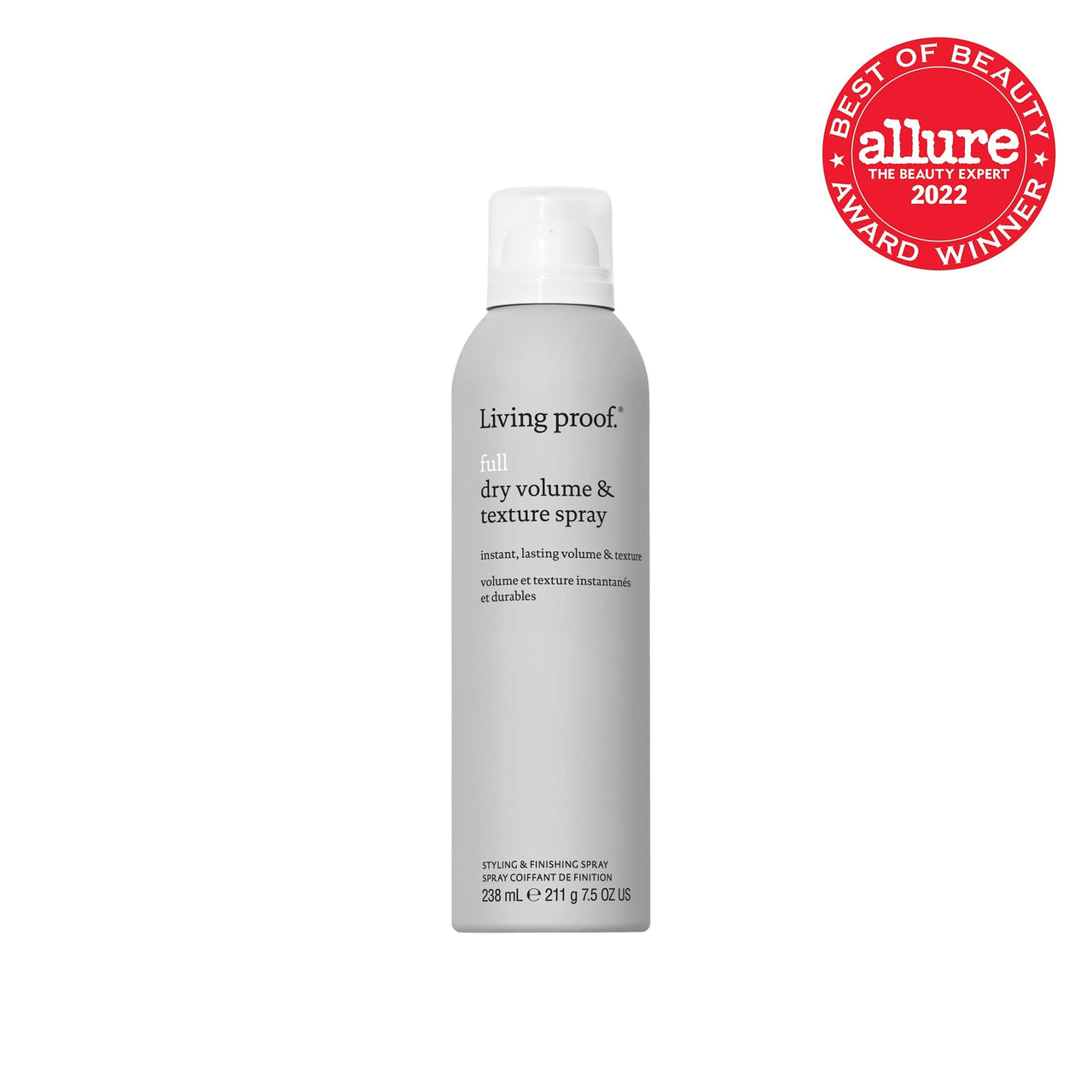 Living Proof Full Dry Volume & Texture Spray, Hair Texture Spray for Women, Adds Volume to Fine Hair