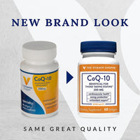 Thumbnail for The Vitamin Shoppe CoQ-10 200mg Beneficial for Those Taking (60 Softgels)