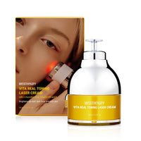 Thumbnail for Vita Real Toning Laser Cream - Face Moisturizer for Hydrating and Glow-enhancing - Face Cream with Vitamin Capsule and Hydration Gel for Uneven Skin Tone - LED Device for Absorption - 1.7 fl. oz