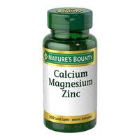 Thumbnail for Nature's Bounty Calcium Magnesium & Zinc Caplets, 100Count,