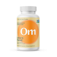 Thumbnail for Om Lion’s Mane Mushroom Capsules - Organic Mushroom Supplement and Nootropic - Brain Supplements for Memory and Focus, 90 Count (30 Servings)