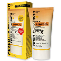 Thumbnail for Peter Thomas Roth | Max Mineral Tinted Sunscreen Broad Spectrum SPF 45 | Tinted Moisturizer with SPF, Water-Resistant Mineral Sunscreen For Sensitive Skin, 1.7 Fl Oz