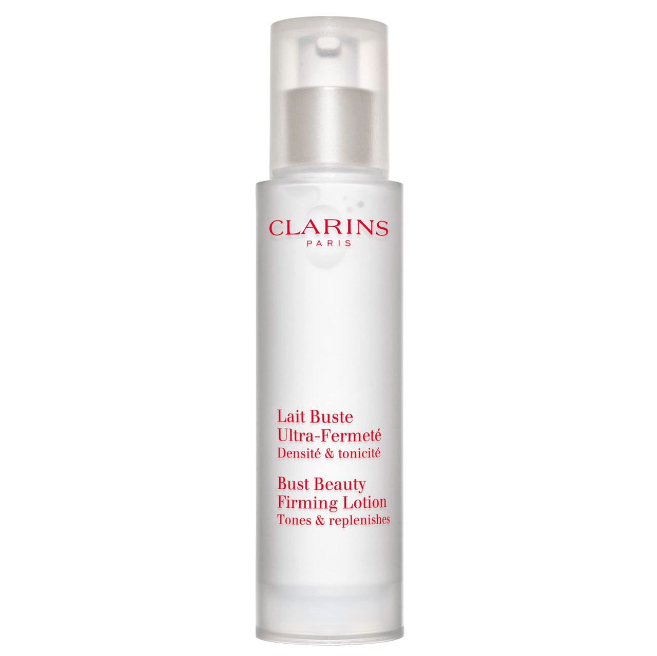 Clarins Bust Beauty Firming Lotion | Visibly Firms, Smoothes and Tones Skin on Bust and Décolleté | Hydrates and Softens | Lightweight and Fast Absorbing | All Skin Types | 1.7 Ounces