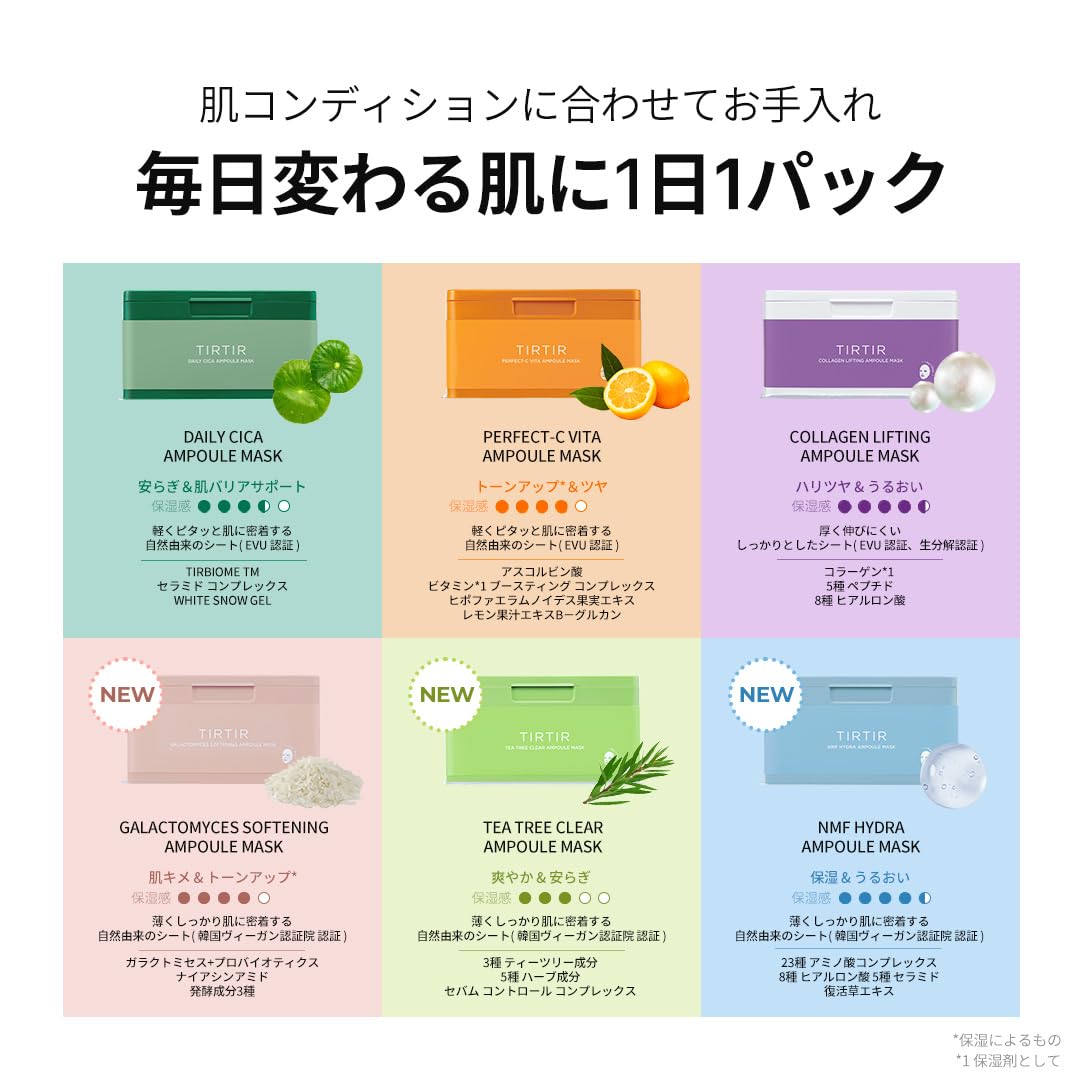 TIRTIR] DAILY AMPOULE MASK - NMF HYDRA AMPOULE MASK