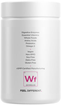 Thumbnail for Codeage Women’s Daily Multivitamin, 25+ Vitamins & Minerals, Fermented, Organic Whole Foods, Probiotics Supplement - Vitamin A, B, C, D, E & K, Omega 3, Zinc – Vegan - 120 Capsules