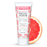 Thumbnail for De La Cruz Grapefruit Facial Scrub - Face Exfoliator Scrub with Vitamin E, Papaya and Aloe Vera (6 Ounce (Pack of 1))