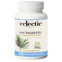 Thumbnail for Eclectic Herb - Saw Palmetto Capsules | Urinary Tract & Prostate Health Supplement for Men | Supports Male Health | Non-GMO, Vegan, Gluten Free (120 CT | 600 mg)