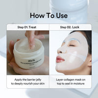 Thumbnail for Abib Collagen Gel Mask Sedum Jelly 4 Sheets (Hydrating) I Korean Vegan Collagen, Cooling Hydrating Hyaluronic Acid Hydrogel Face Mask Skin Care