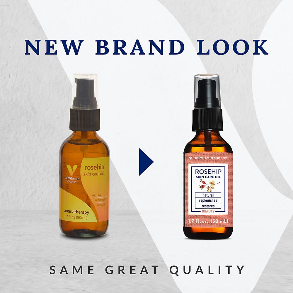 The Vitamin Shoppe Rosehip Skin Care Oil - Natural, Replenishes, & Restores (1.7 fl. oz.)