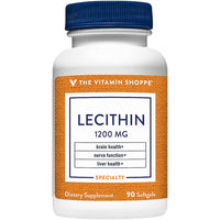 Thumbnail for The Vitamin Shoppe Lecithin 1200mg Natural Combination Essential Fatty (90 Softgels)